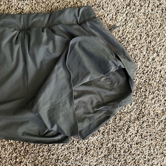 Shorts Soft Sage Green Athletic Shorts Built In Shorts Liner